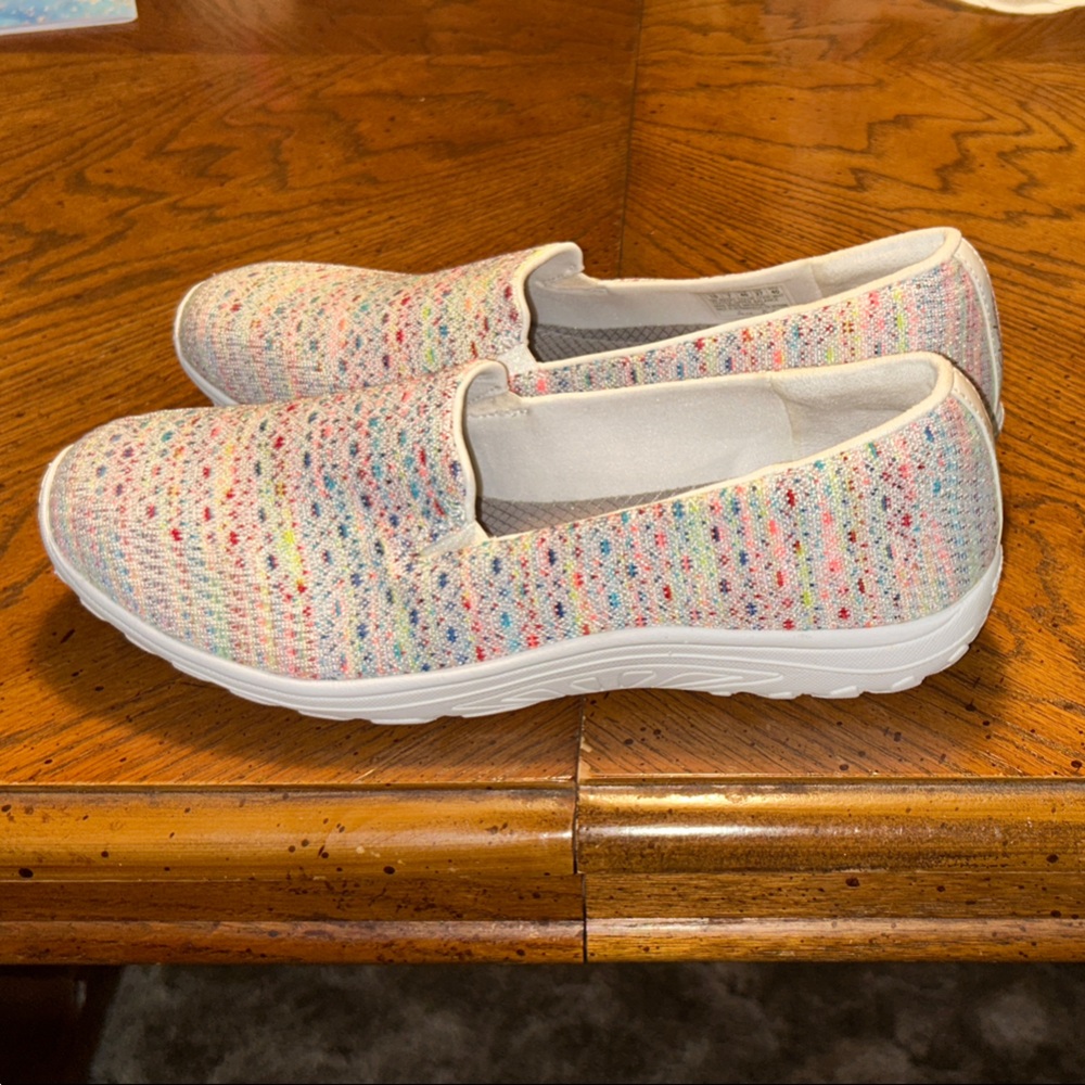 Skechers Multicolor Knit Slip-On Flats - Picture 5 of 6